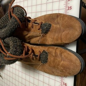 Boston Sport Accent Leather Booties Size 7M